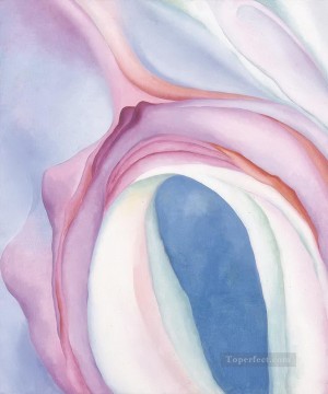 ジョージア・オキーフ Painting - 音楽 ピンクとブルー NO2 ジョージア・オキーフ アメリカのモダニズム 精密主義